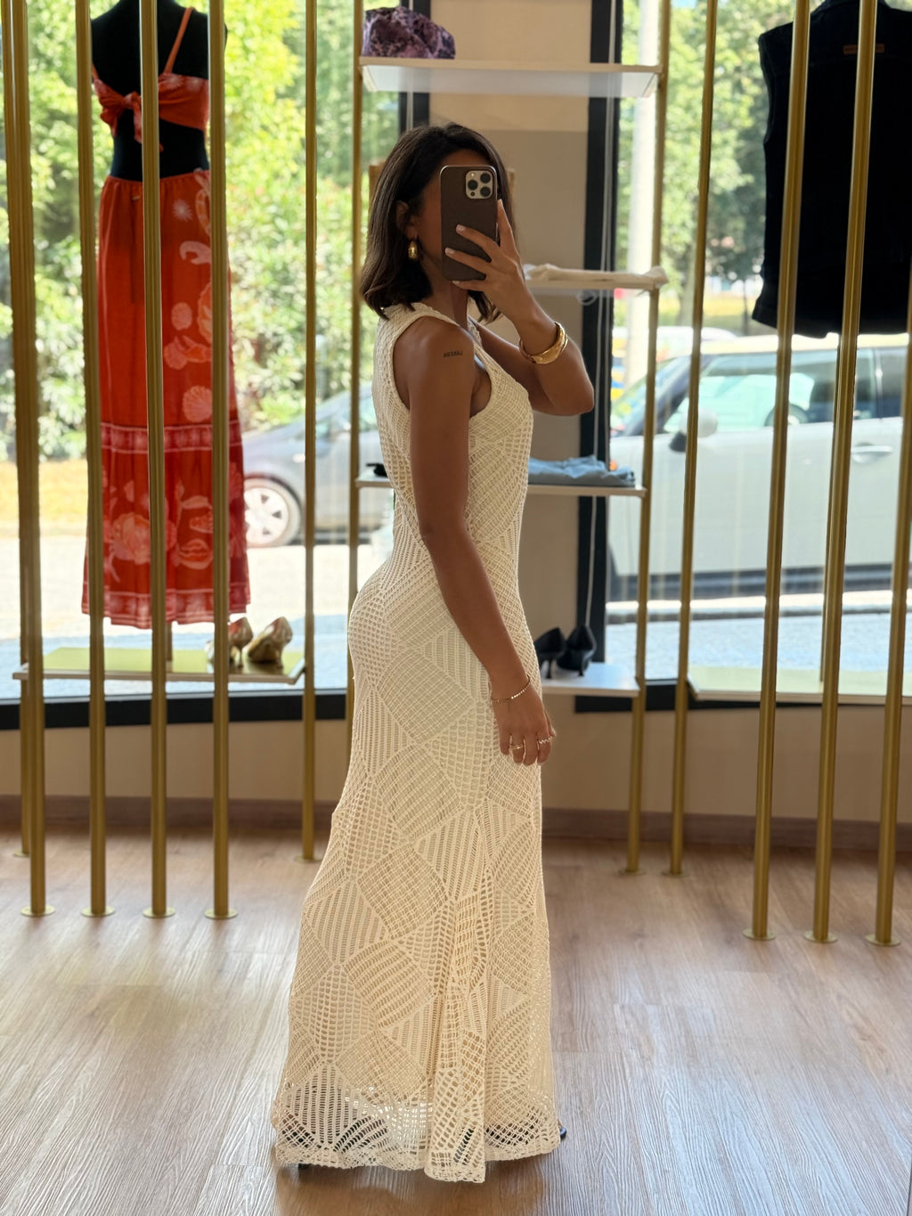 Vestido Colcci Bege Afogato