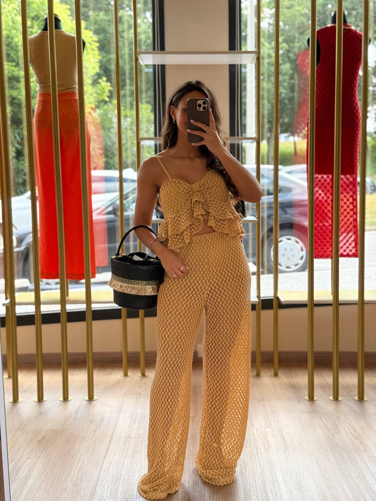 Calça Colcci Bege Flavo