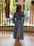 Vestido Jeans Midi