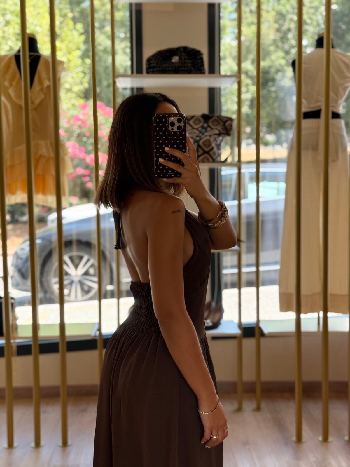 Vestido Castanho