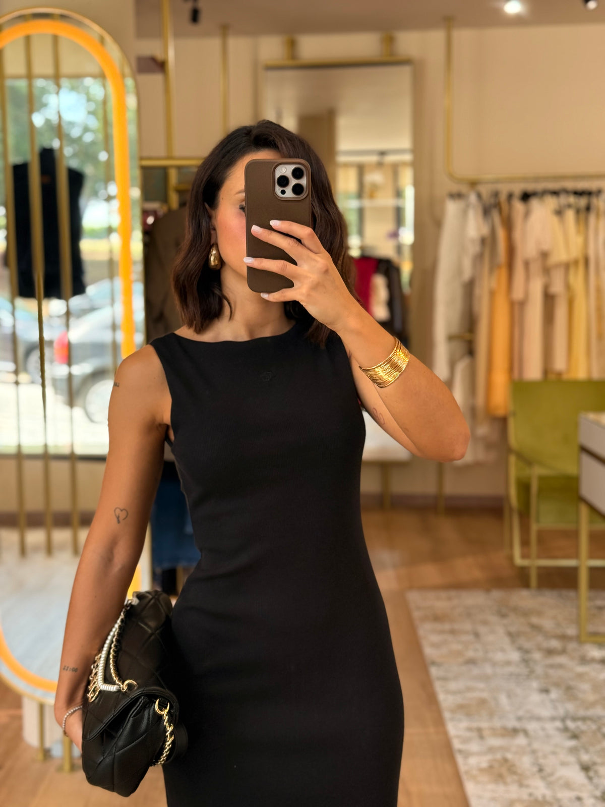 Vestido Colcci Canelado