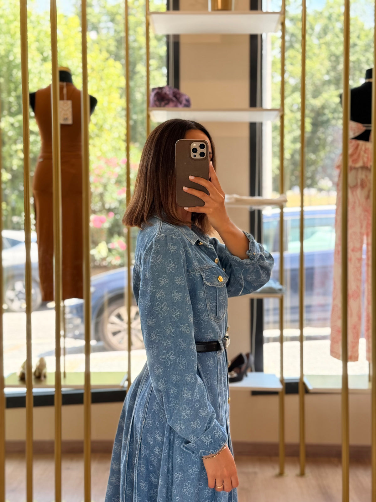 Vestido Jeans Midi