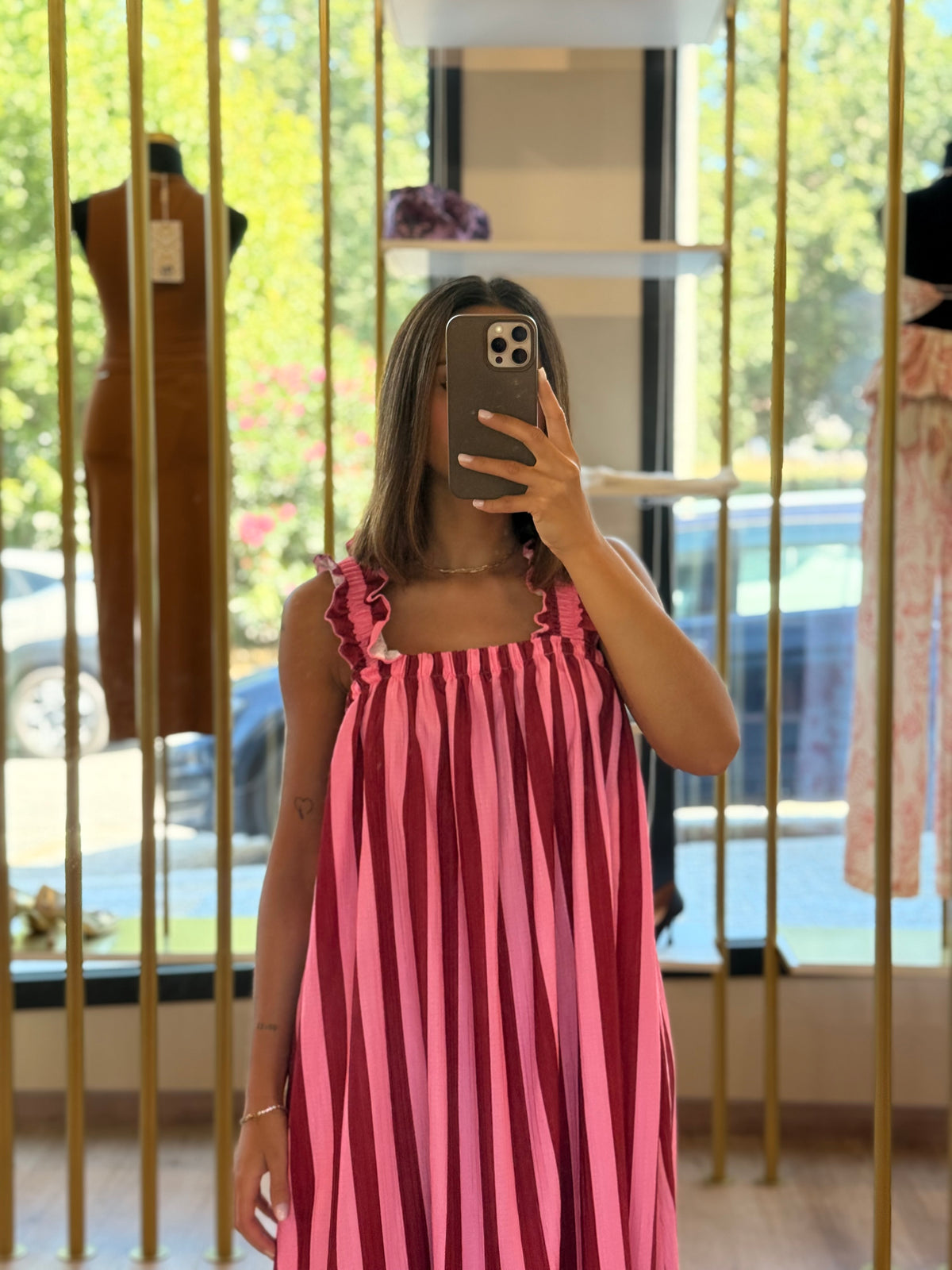 Vestido listrado