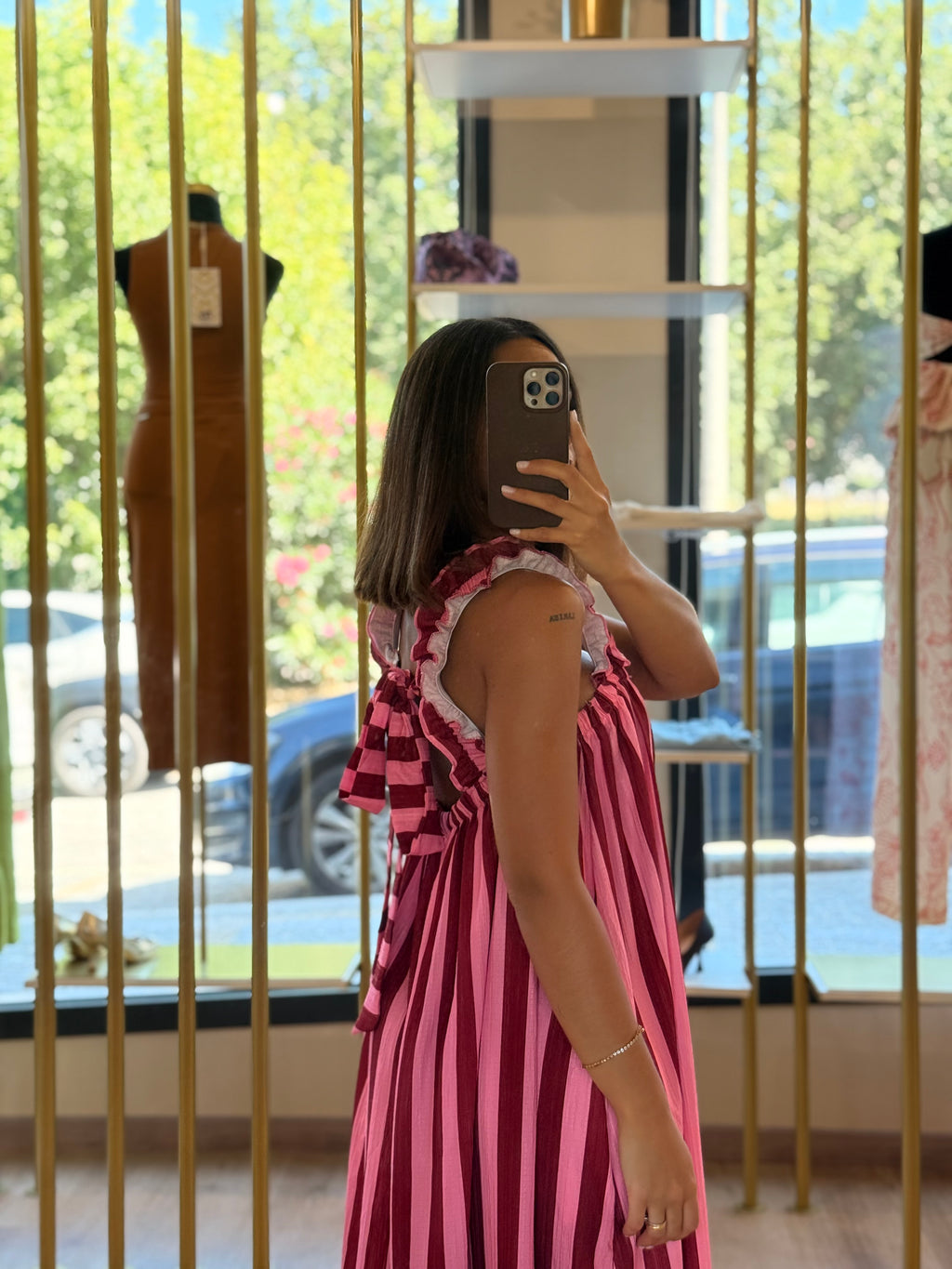 Vestido listrado