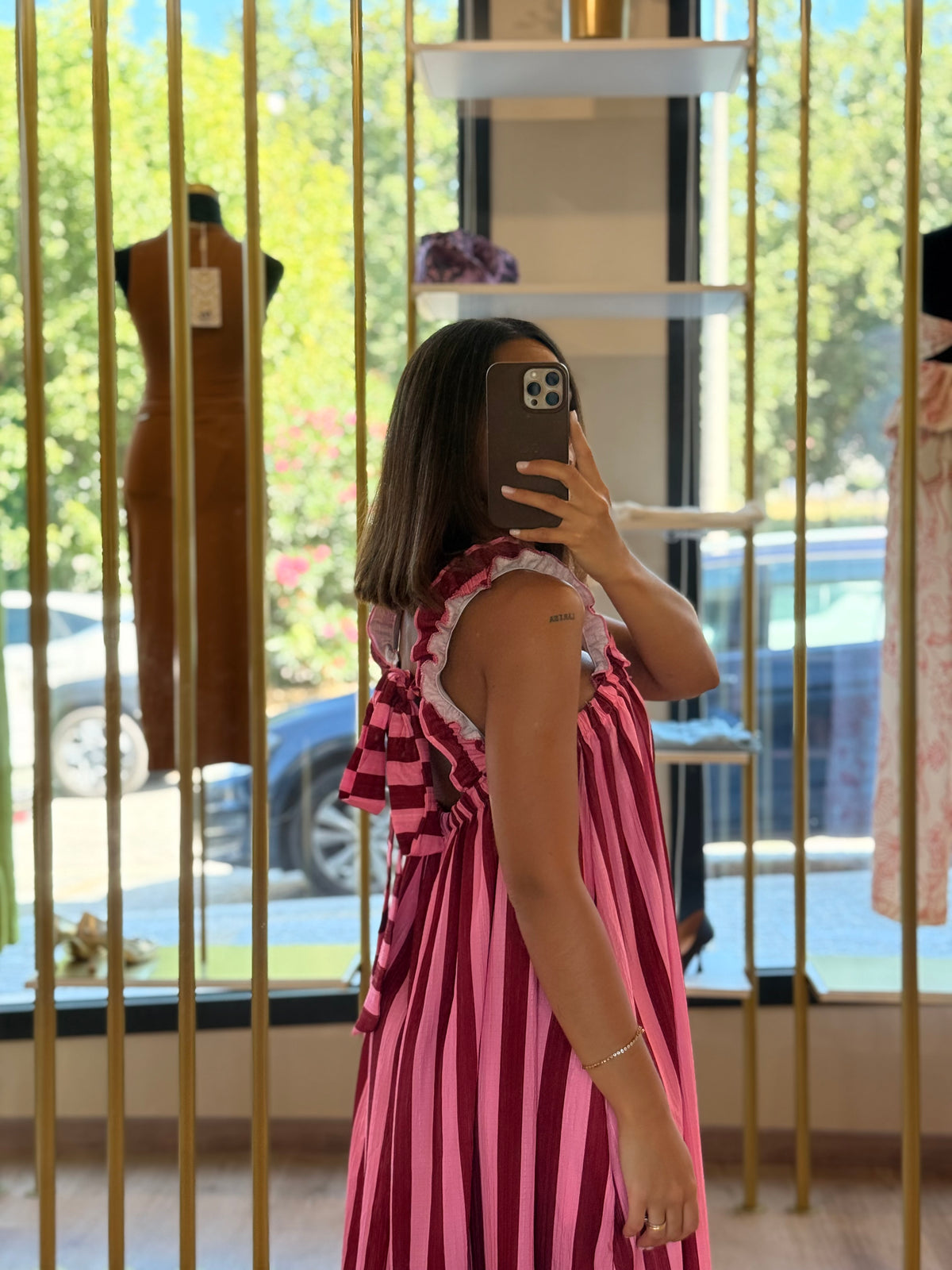 Vestido listrado