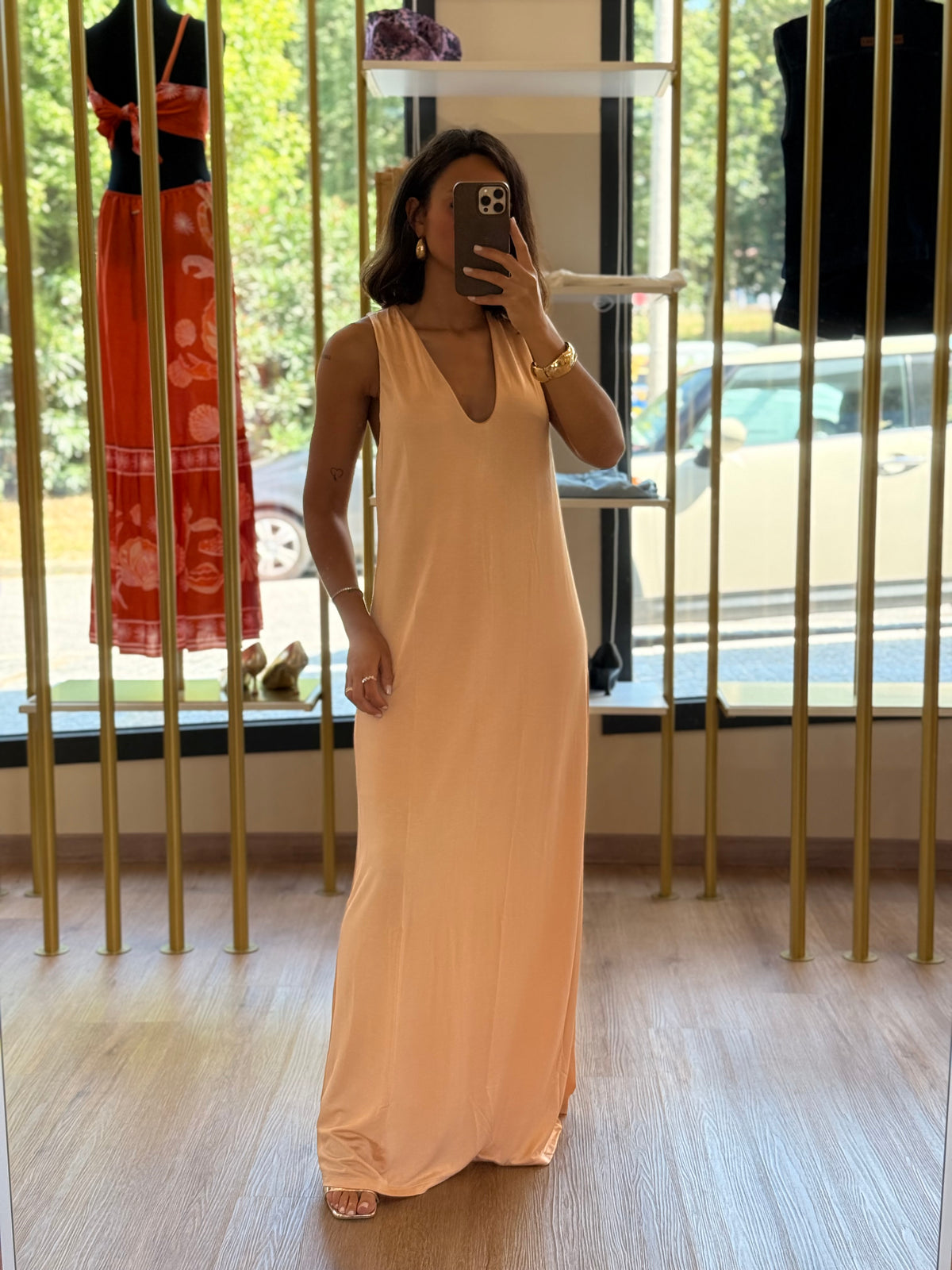 Vestido Colcci Bege