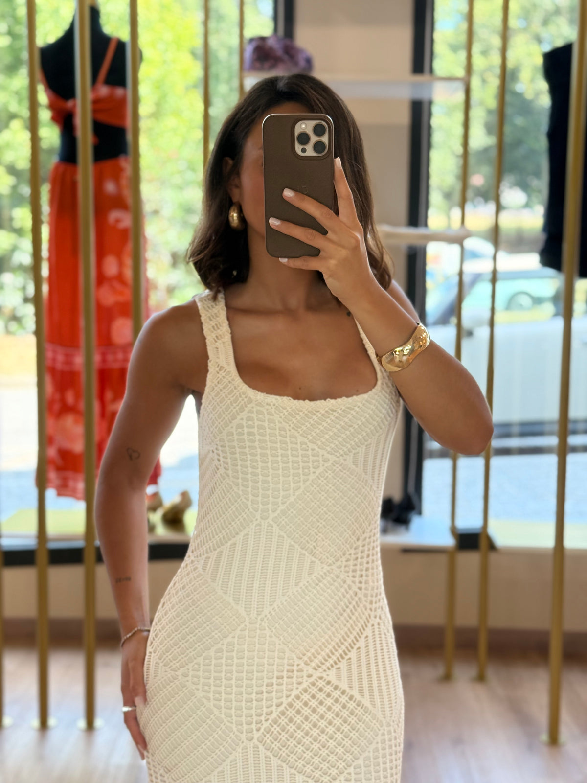 Vestido Colcci Bege Afogato