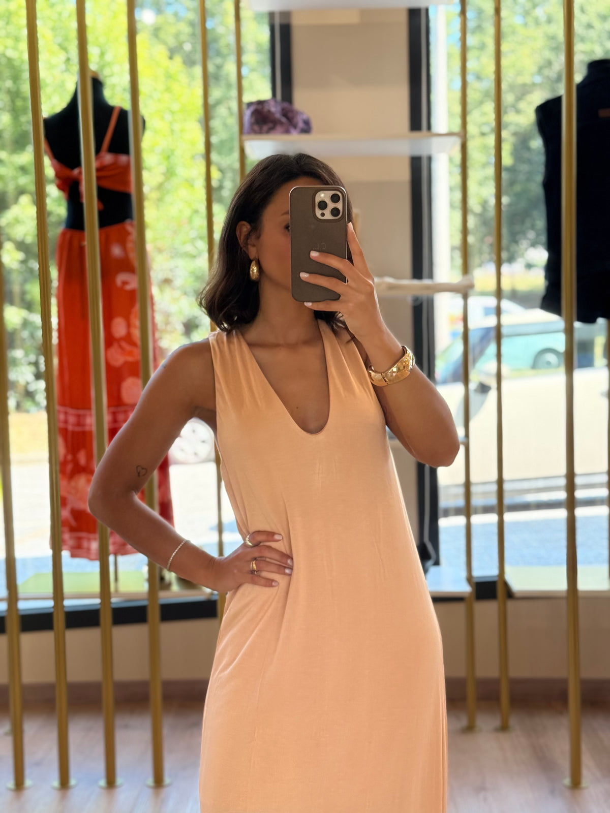 Vestido Colcci Bege