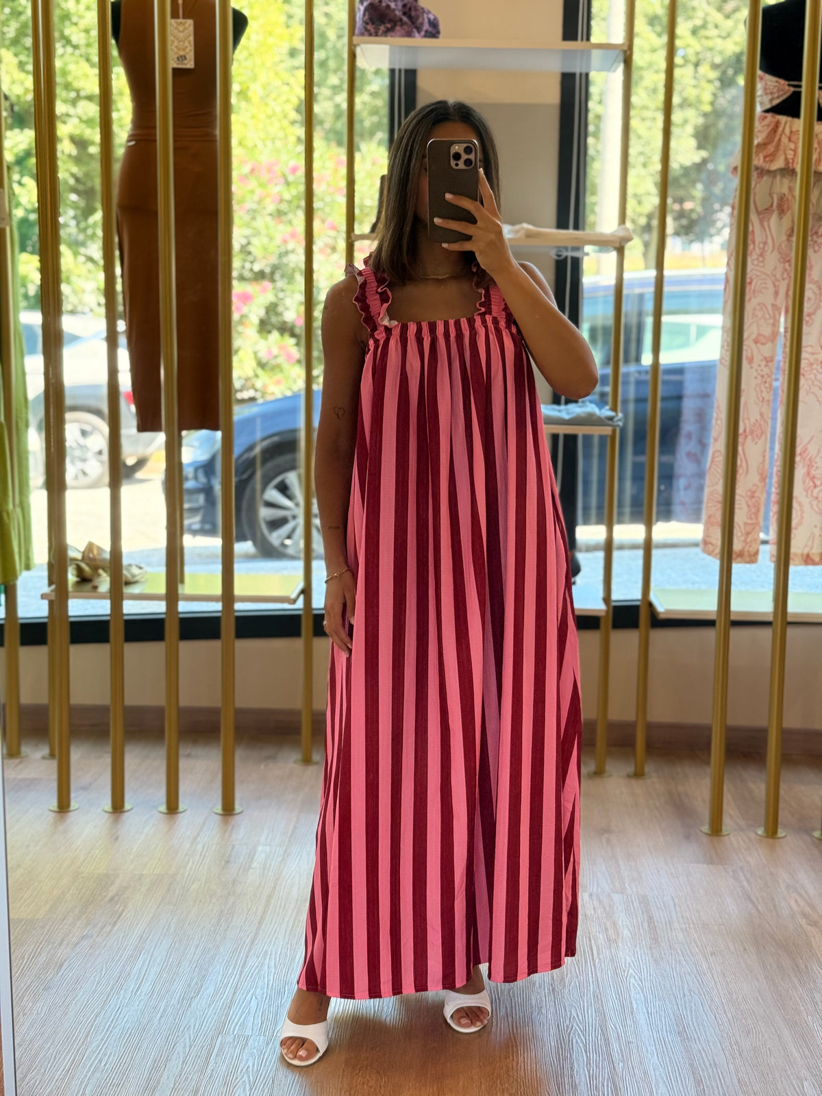 Vestido listrado