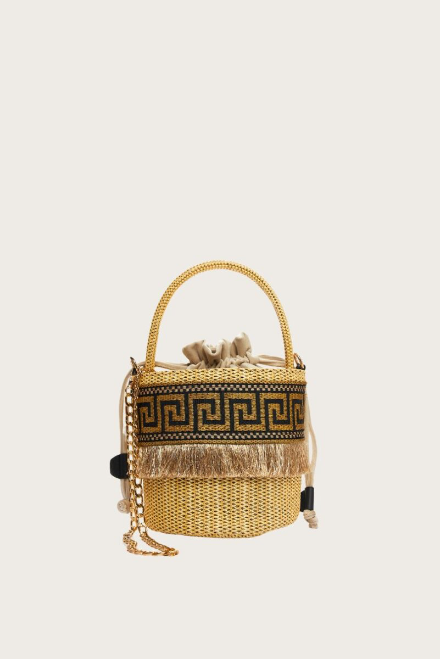 Maiandros Bronze Bucket Bag