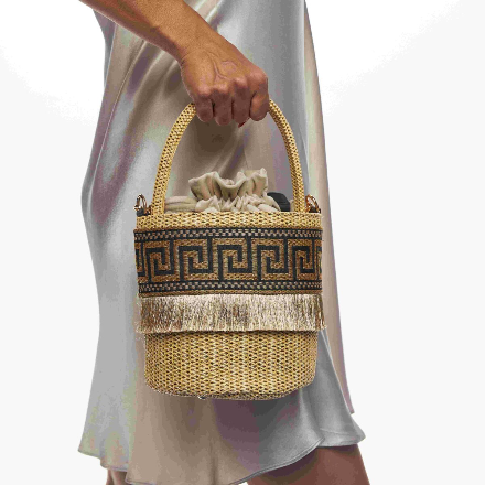 Maiandros Bronze Bucket Bag