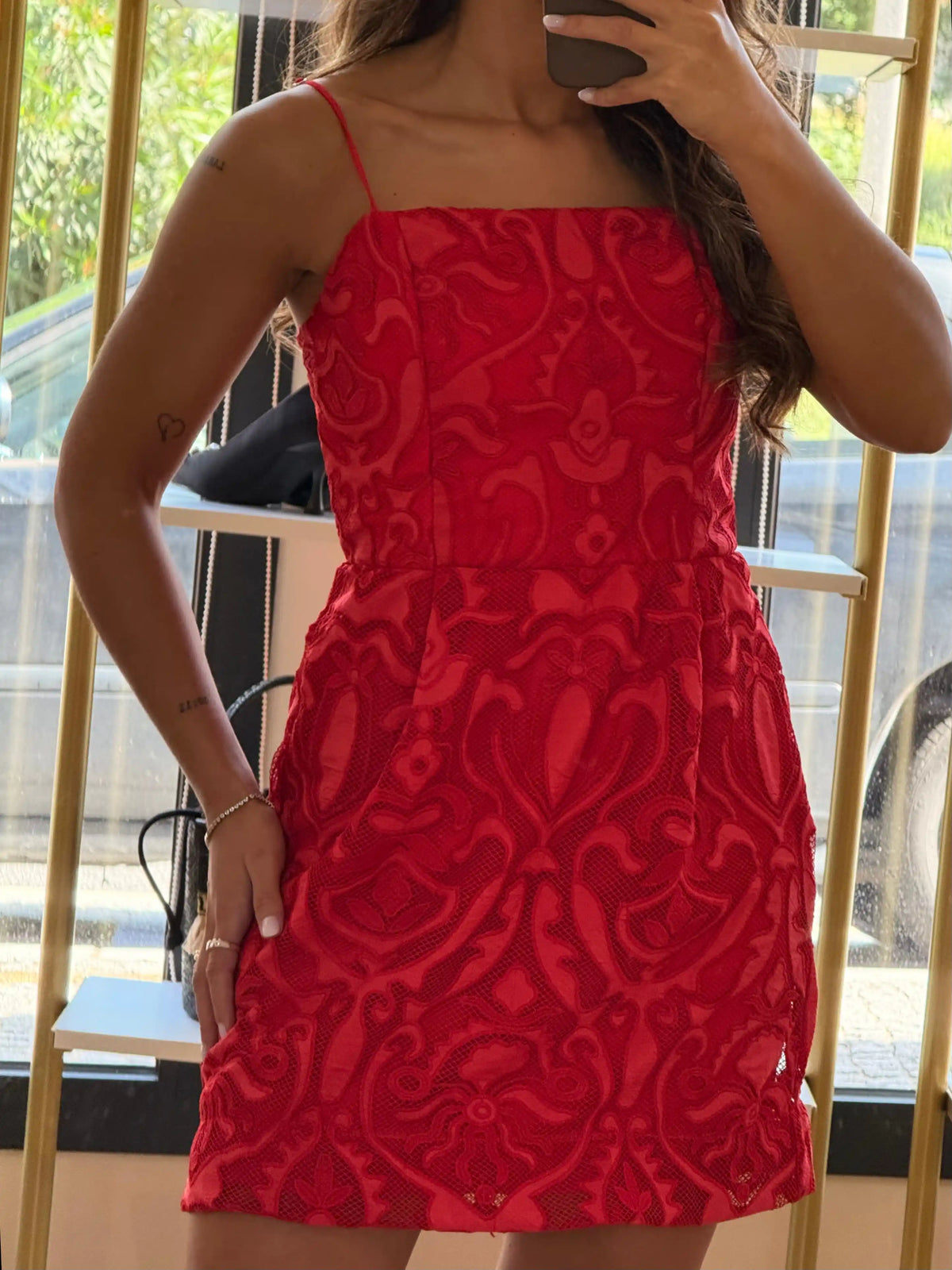 Vestido Colcci Vermelho Ife