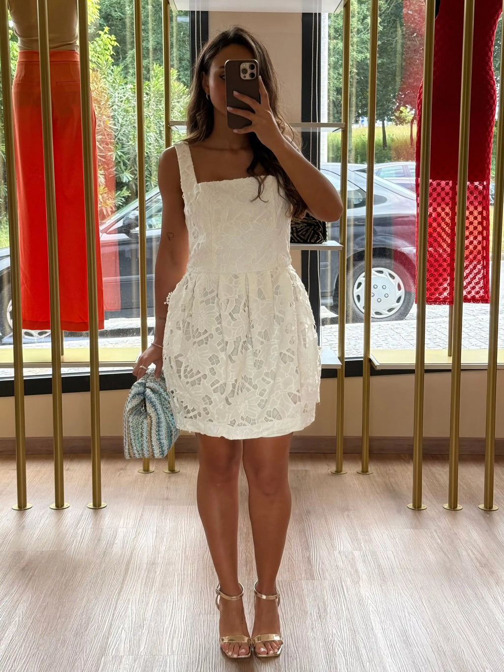 Vestido Colcci Bordado
