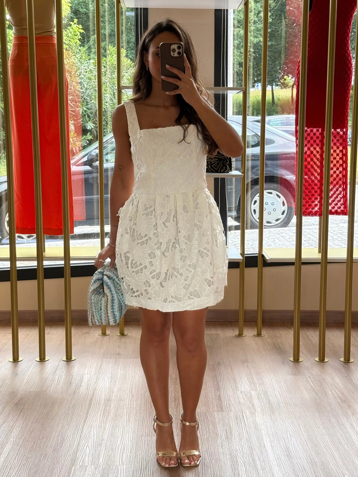 Vestido Colcci Bordado