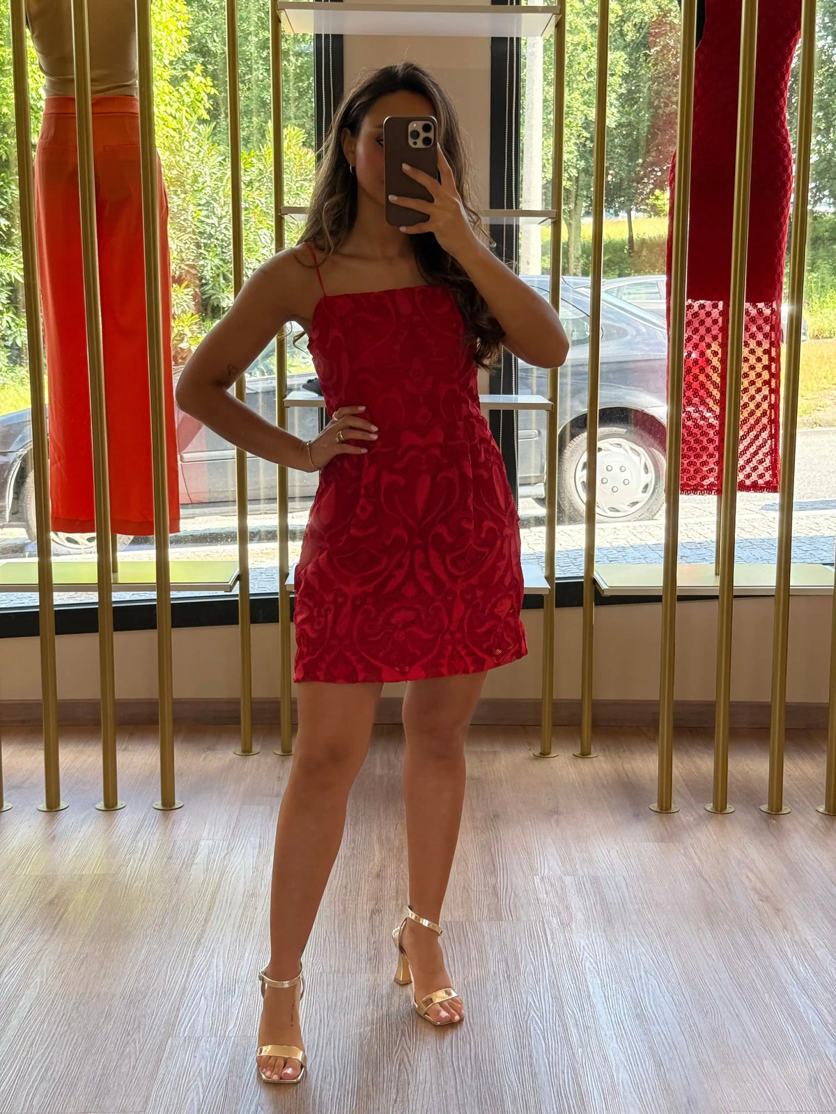 Vestido Colcci Vermelho Ife
