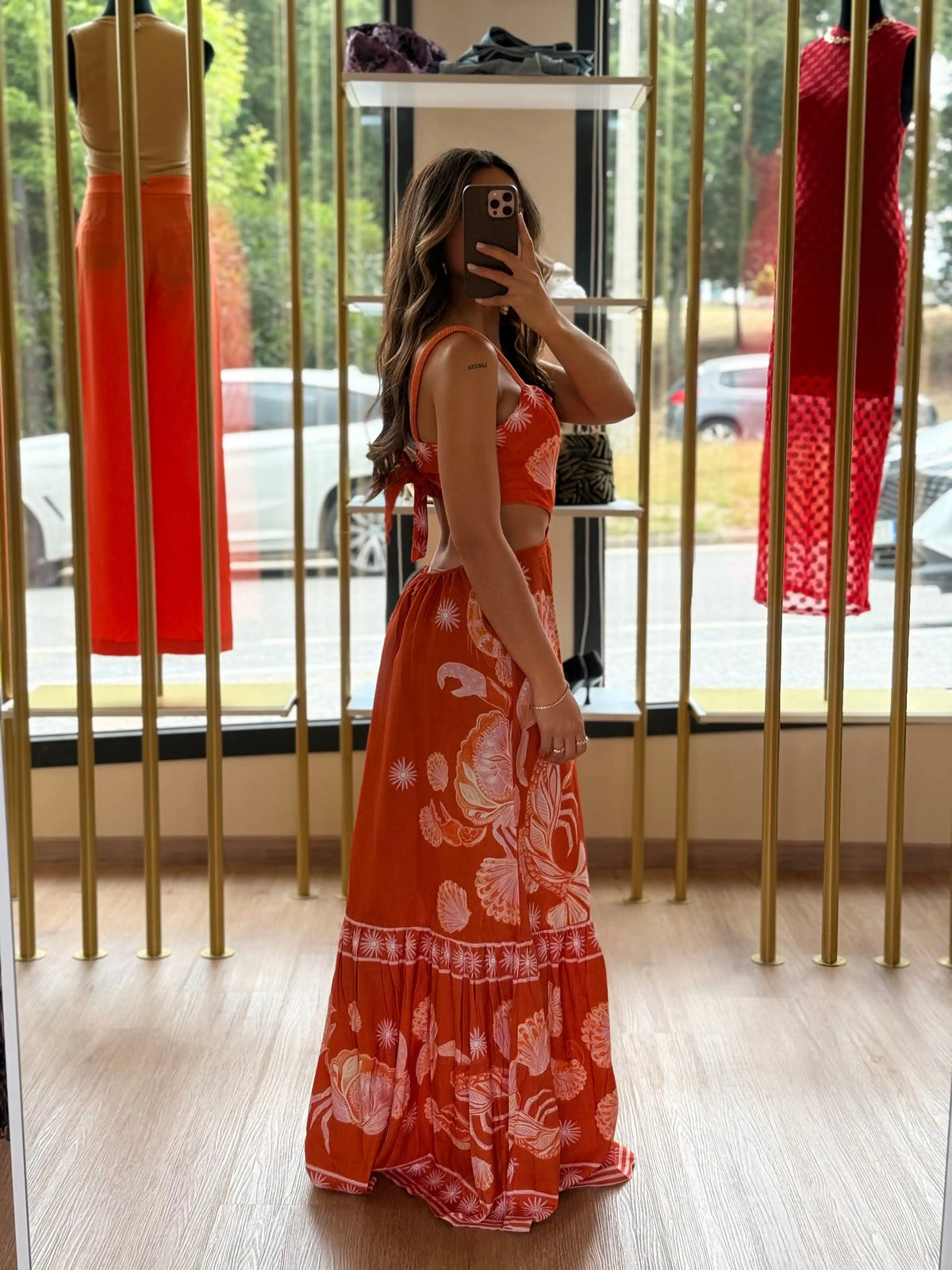 Vestido Colcci Linho Estampado