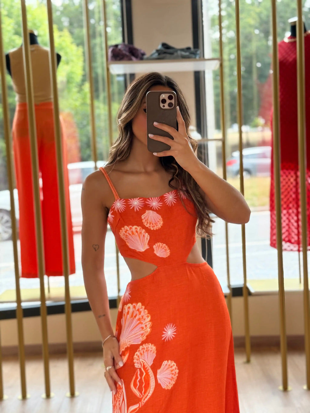 Vestido Colcci Linho Estampado