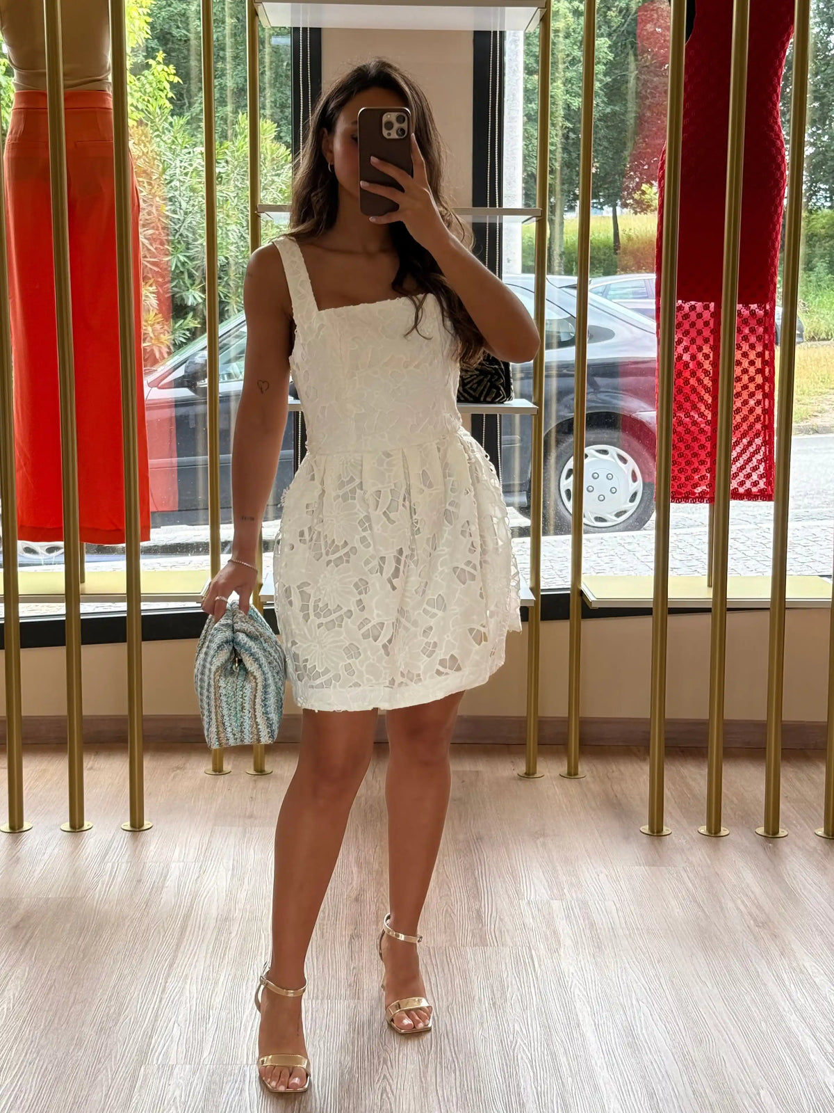 Vestido Colcci Bordado